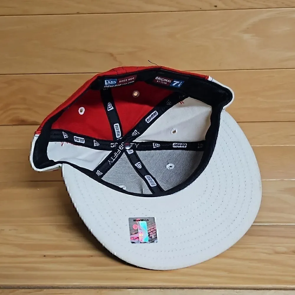 New Era Philadelphia 76ers 59Fifty NBA Throwback 7 1/4 Fitted Hat Cap